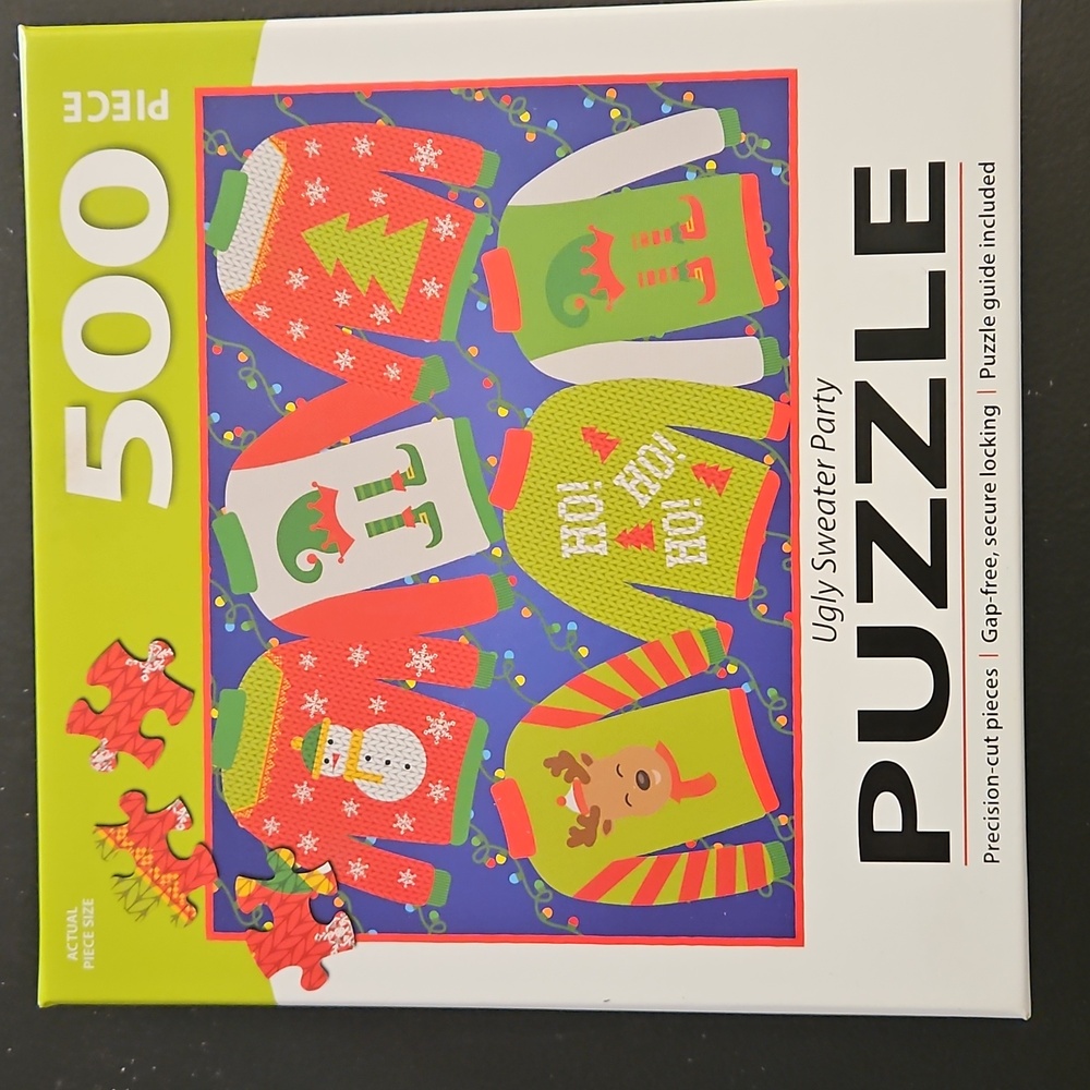 LANG 500 Piece Puzzle - Ugly Sweater Party